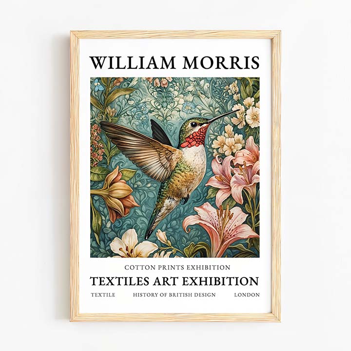 Botanical Bird Whispers - Arineaarts crafts stylebird wall posterbotanical print