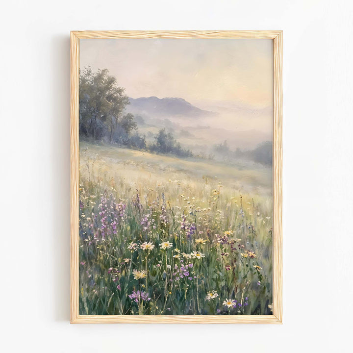 Morning Light Over the Meadow - ArineaArt for home decor​Art reproduction​Art wall decor​