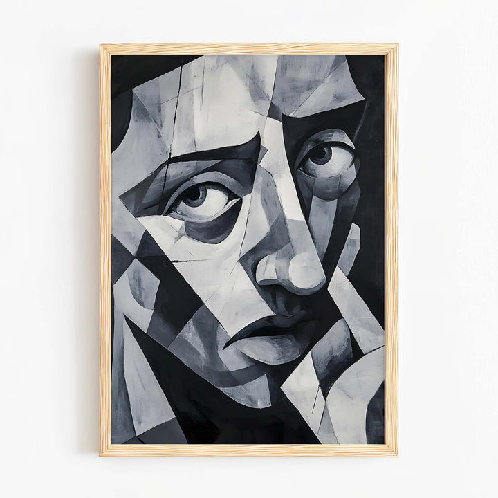 The Silent Reflection - ArineaAbstract ArtAbstract Art DecorAbstract face art