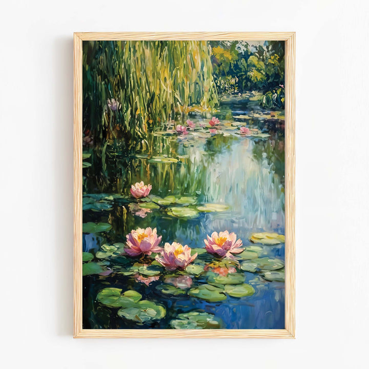 Tranquil Water Lilies - ArineaArt for home decor​Art reproduction​Art wall decor​