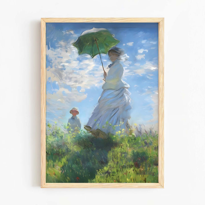 Woman with a Parasol - ArineaClassic Monet paintingClaude Monet canvasClaude Monet elegant decor